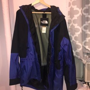 North Face Gore-tex Purple and Black Jacket